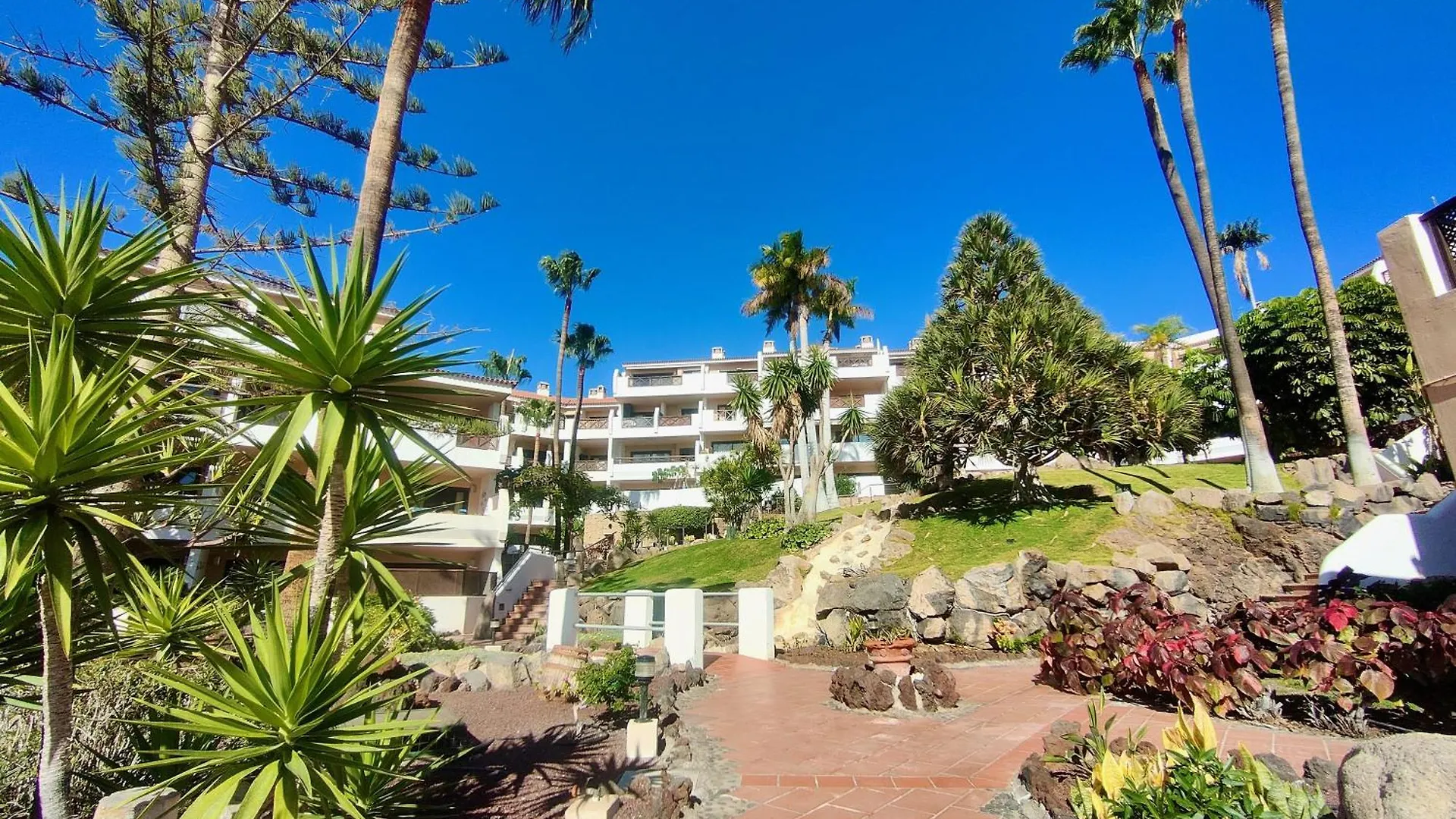 Alba Garden View Heated Pool - Golf Del Sur Apartment San Miguel de Abona Spain